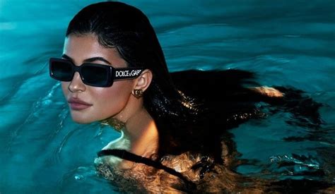 Kylie Jenner models sunglasses for Dolce & Gabbana's new .